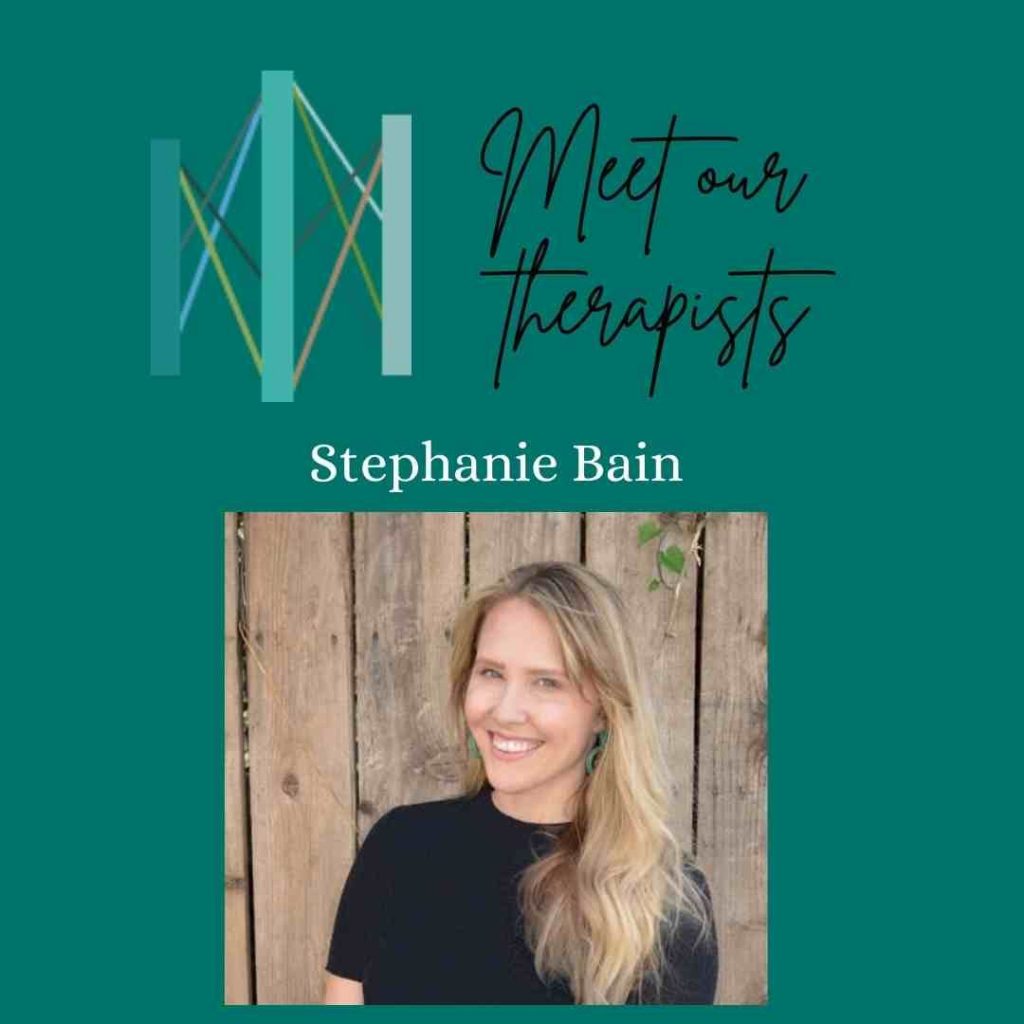San Francisco therapist Stephanie Bain