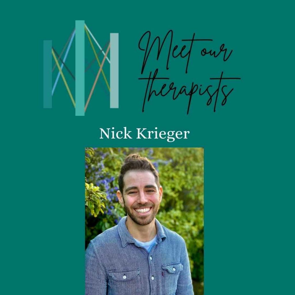San Francisco therapist Nick Krieger