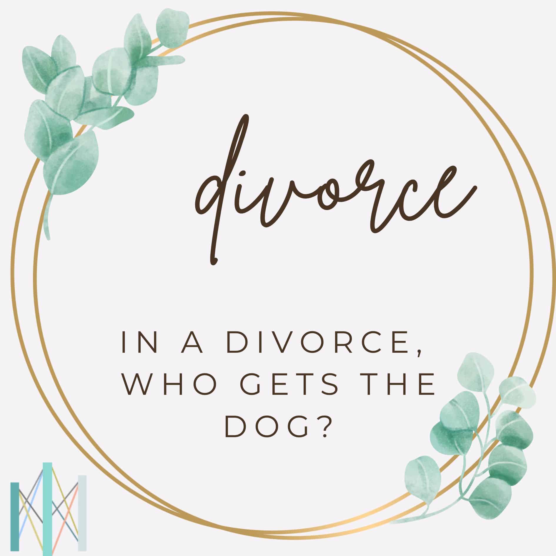 In a Divorce, Who Gets The Dog?
