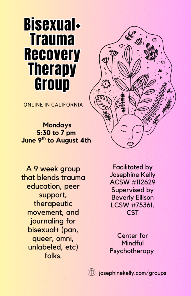 trauma and oppression bisexual support group