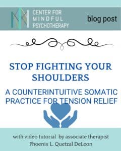 Stop Fighting Your Shoulders: A Counterintuitive Somatic Practice for Tension Relief