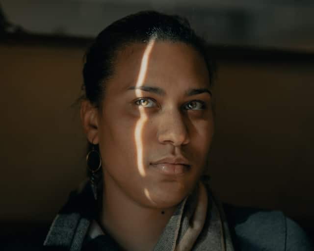 Contemplative portrait reflecting inner awareness cultivated in Bay Area body centered therapy